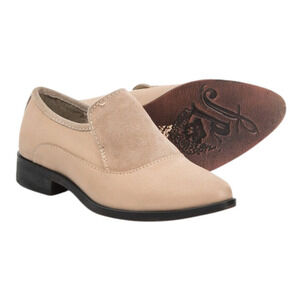 Free People Loafers Womens Size 6.5 Taupe Suede Leather Slip On Ankle Boot Brady